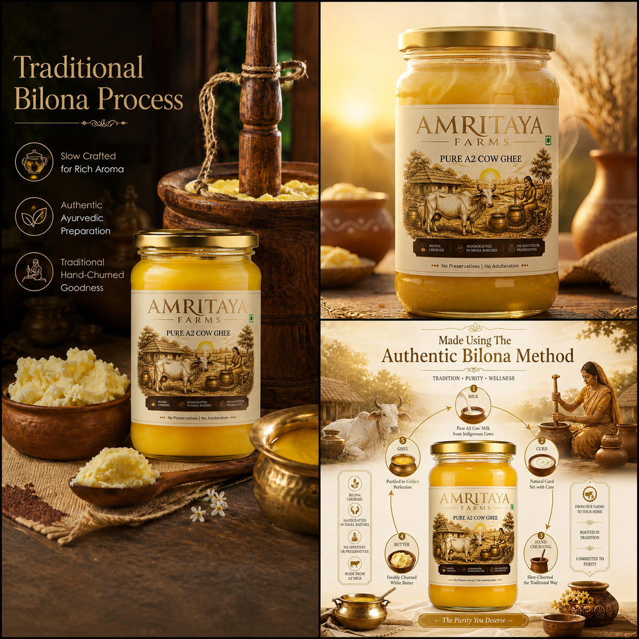 A2 Bilona Ghee - 1L