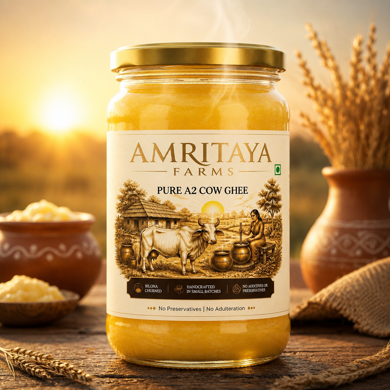 A2 Bilona Ghee - 1L